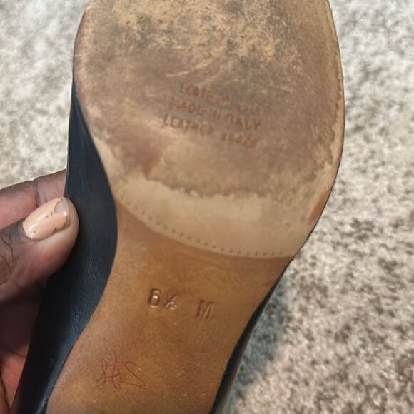 Carel Paris Black Pointed-Toe Pumps 6.5 - Picture 7 of 9